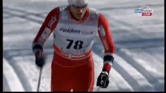 2012/13 fondo 15 km tc uomini Lahti - Northug, Poltoranin, Sundby смотреть онлайн