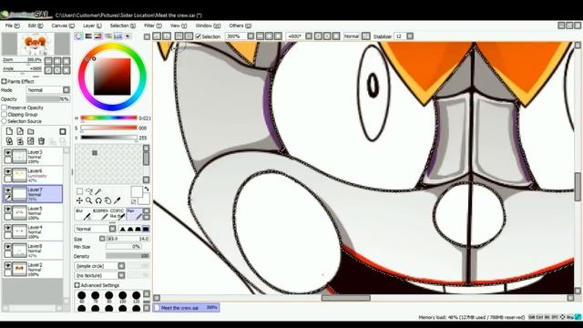 ::Sister Location Speedpaint:: Meet The Crew смотреть онлайн
