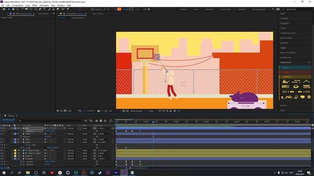 КАК СДЕЛАТЬ ТАКУЮ АНИМАЦИЮ В AFTER EFFECTS Tutorial | Урок классная анимация афтер эффект смотреть онлайн