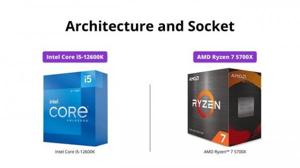 Intel i5-12600K vs AMD Ryzen 7 5700X: Desktop Processor Comparison