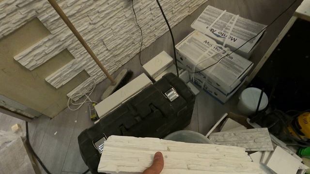 Гипсовый камень на стену, на что клеить. смотреть онлайн