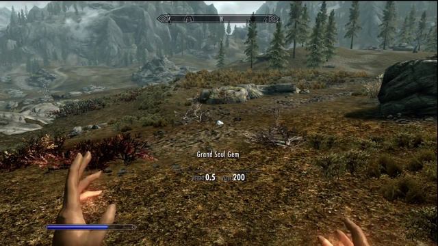 Skyrim - Telekinesis - Adept Alteration Magic Spell смотреть онлайн