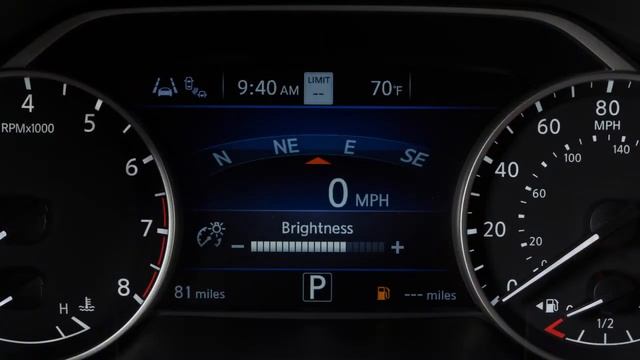 2022 Nissan Maxima - Instrument Brightness Control смотреть онлайн