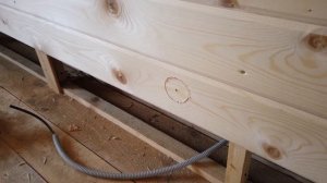 Установка розеток на вагонку