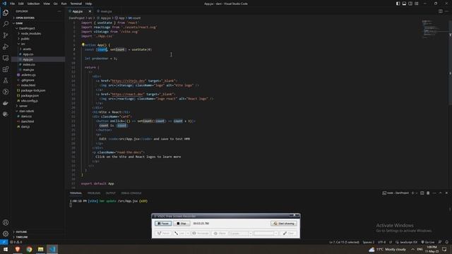 Първи стъпки в Реакт (стейт и ререндър) смотреть онлайн