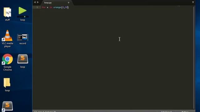Python 2.7.6 For Loop смотреть онлайн