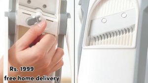 Brava Pump-n-Slice Dicer & Slicer Multifunctional Vegetable Chopper, SAFE SLICE MANDOLINE