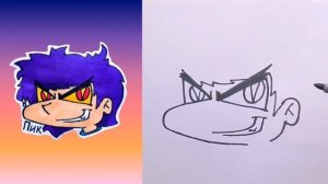 как нарисовать пика из 13 карт. Фёдор комкс