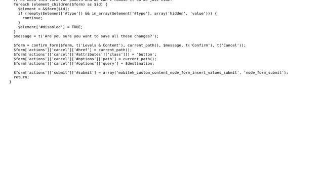 Drupal: How to pass default values on node form through form_alter when using confirm_form? смотреть онлайн