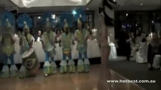 Andrew & Christine Wedding Pt. 2 - Brazilian Samba dancers, show, batucada drums, Sydney смотреть онлайн