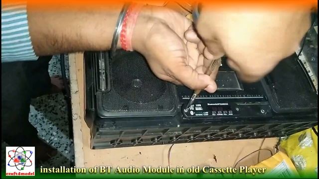 installation of BT Audio Module in old Cassette Player Full DIY Video смотреть онлайн
