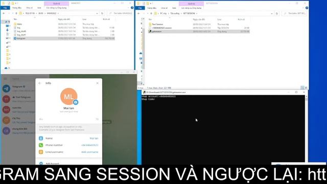 Hướng dẫn chuyển dạng Tdata telegram sang dạng session смотреть онлайн