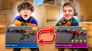 ПОМЕНЯЛСЯ СКИНАМИ С ТЕРСОМ В STANDOFF 2! - Люсик