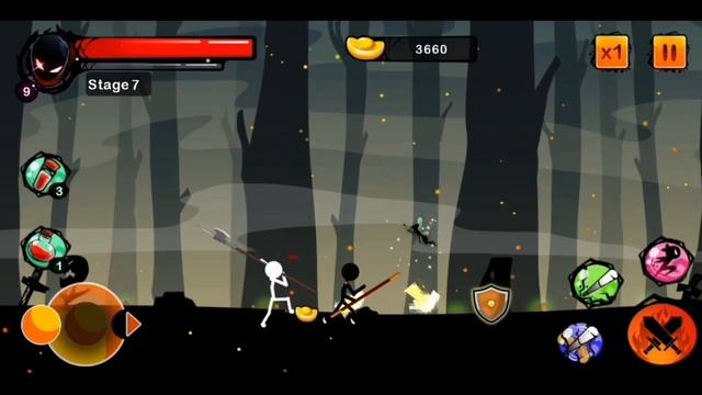 Stickman ghost : Ninja Warrior game play Stickman Ghost : Ninja Warrior game pla смотреть онлайн