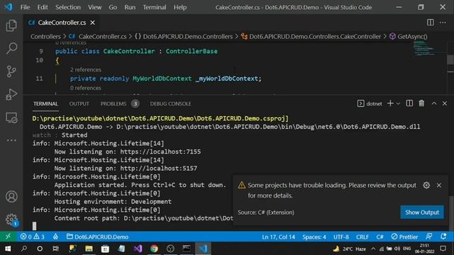 .NET6 Web API CRUD Operation With Entity Framework Core смотреть онлайн