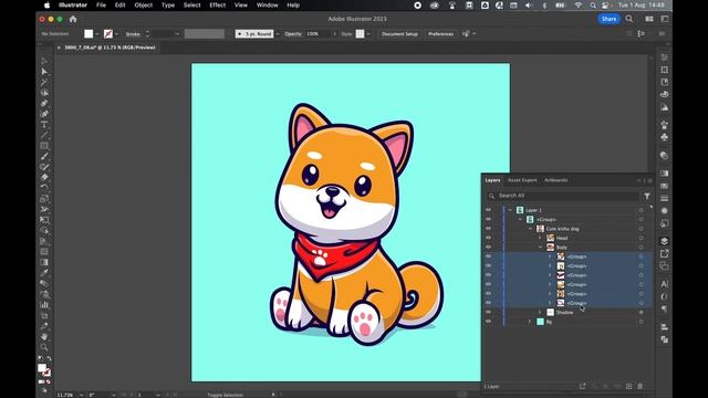 Easy Export Layers To SVG In Illustrator CC 2023