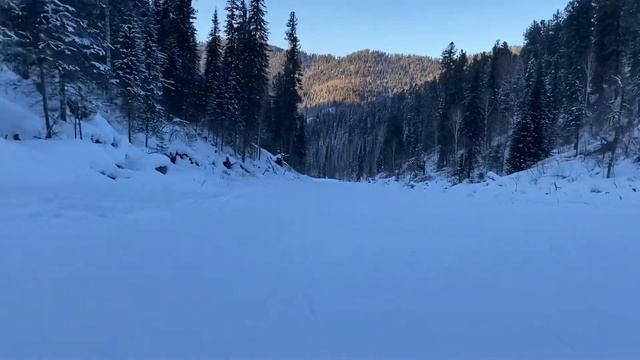 Горнолыжный комплекс ,,Телецкий,, трасса-,,променад,, 5км смотреть онлайн