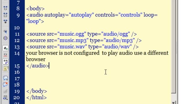 Dreamweaver cs5 tutorial: Playing audio with Dreamweaver смотреть онлайн