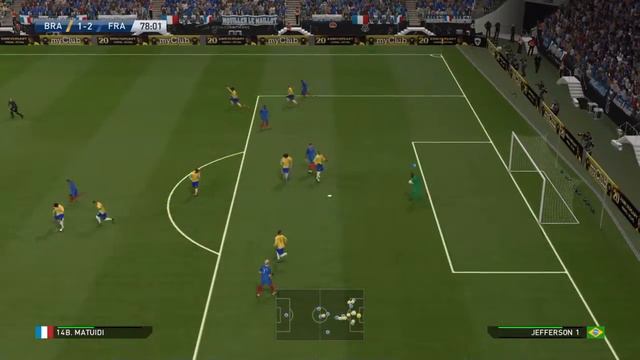 Играю первый раз в PES 2016 на PS4 смотреть онлайн