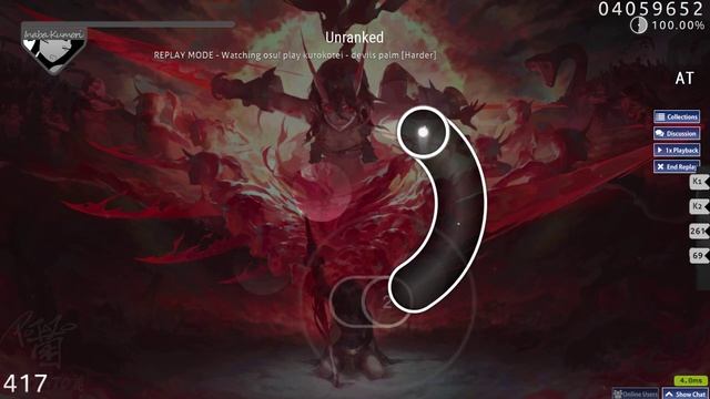 Kurokotei-devil's Palm |beatmap Osu