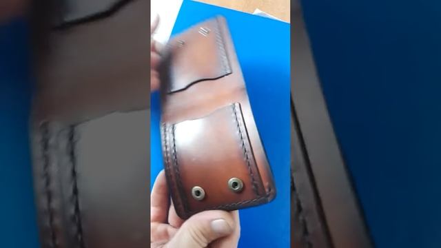 Мужской кожаный кошелек ручной работы смотреть онлайн