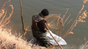 Рыбалка на промысловую речную  снасть(фитиль)