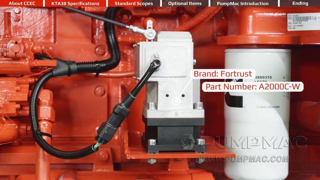 Chongqing Cummins KTA38 Series Pump Drive Engine Introduction 2024