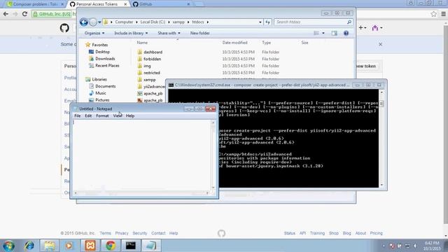 problem token hidden when installing yii2 through composer смотреть онлайн