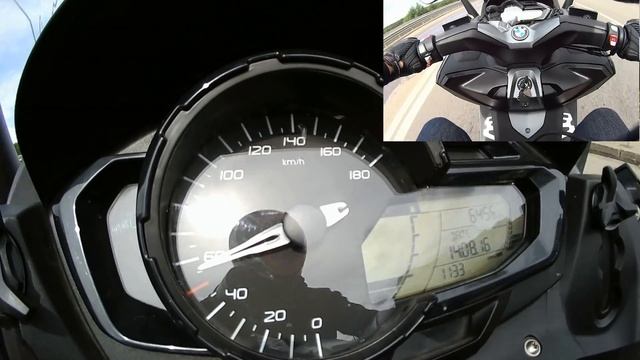 BMW C600 Sport ускорение. смотреть онлайн