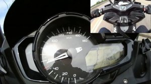 BMW C600 Sport ускорение.