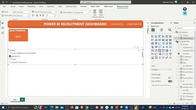 Discover Power BI Recruitment Dashboard with (Download files) Day29 #powerbi #powerquery #dashboard смотреть онлайн
