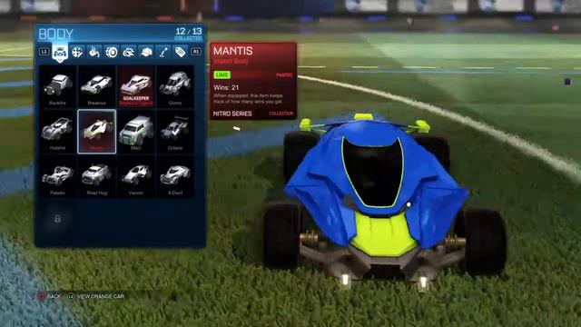 Rocket League® painted mantis