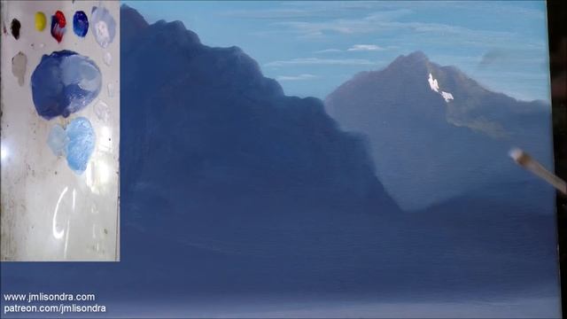4 Winter Acrylic Landscape Painting Ideas by JMLisondra смотреть онлайн