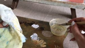 Разбавитель для масляных красок. Материалы для живописи маслом.