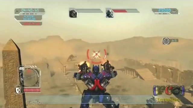 TransFormers 2 the game -Optimus & Jetfire VS Megatron & Starscream- смотреть онлайн