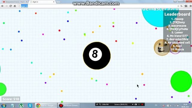 Лучшая тактика в игре Agario (Agar.io) смотреть онлайн