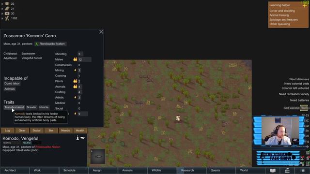 Rookies Surviving in Rimworld # 2 | The Stefan Talk Show | смотреть онлайн