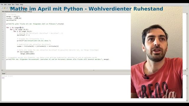 Mathe im April - gelöst mit Python: "Wohlverdienter Ruhestand" смотреть онлайн