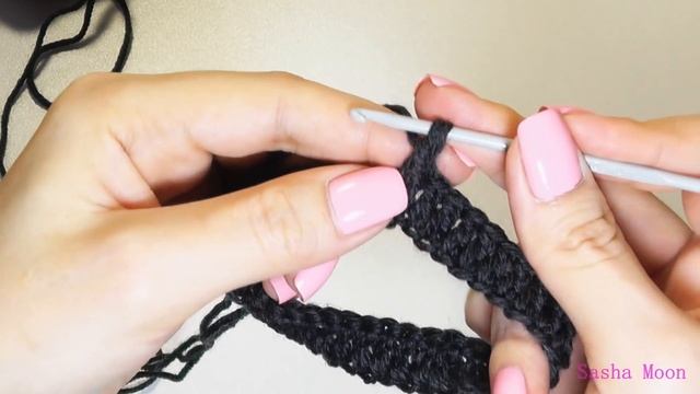 Резинка из рельефных столбиков по кругу без шва / УРОКИ ВЯЗАНИЯ КРЮЧКОМ / #SM смотреть онлайн