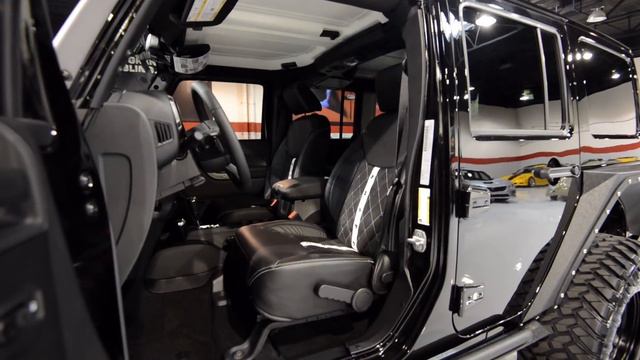 2015 Jeep Wrangler Black with custom accessories смотреть онлайн