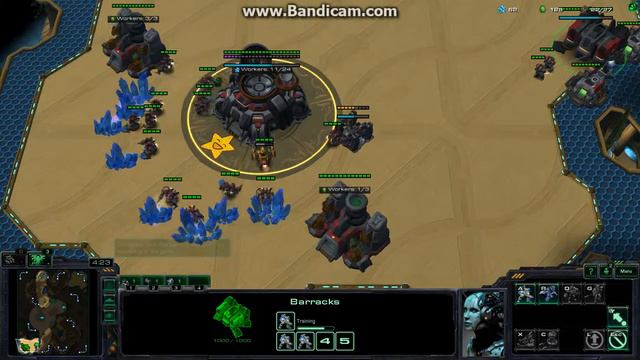 Terran vs Terran Rush Strategy смотреть онлайн