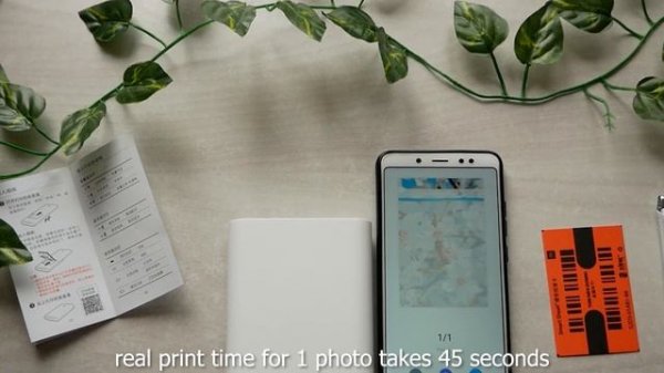 Mini Photo Printer from Aliexpress - Xiaomi Mi Portable Printer - no ink | review sub