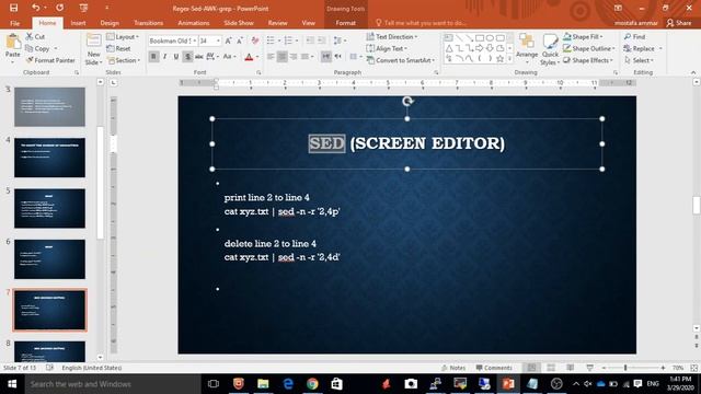 REGEX-SED-GREP-AWK شرح بالعربي смотреть онлайн