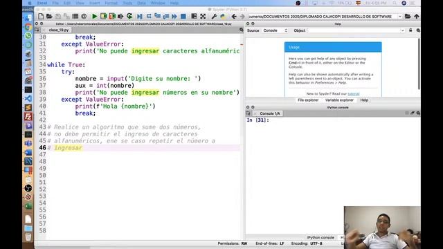 Excepciones en Python смотреть онлайн