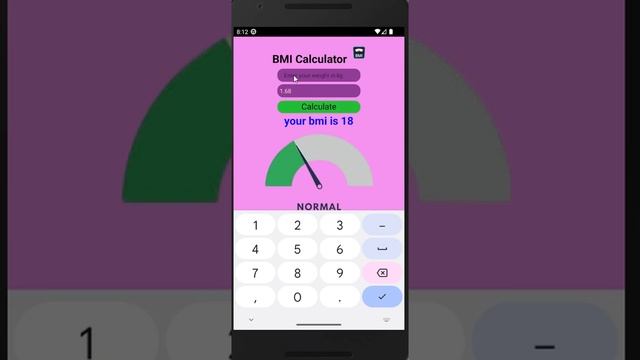 simple BMI calculator app with react native(demo) in tamil смотреть онлайн