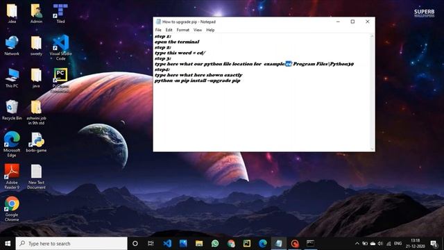 How to upgrade pip in Window 10 with terminal смотреть онлайн
