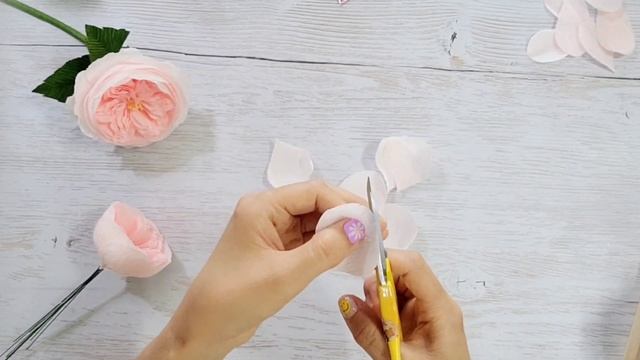 How To Make Juliet Rose Paper Flowers/페이퍼플라워 쥴리엣로즈 만들기/ペーパーフラワー ジュリエットの花の作り方 смотреть онлайн