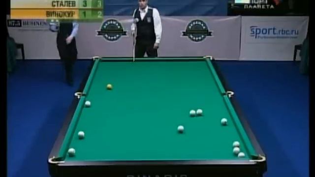 Бильярд | Сталев vs Винокур [billiard planet tv] смотреть онлайн