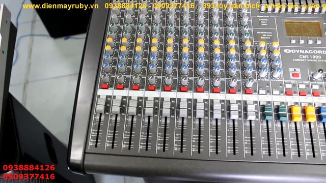 So sánh dòng mixer dynacord CMS và dynacord D | Điện Máy Ruby | смотреть онлайн