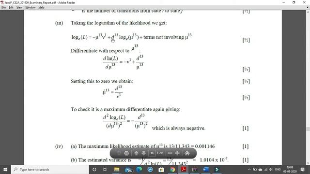 Mathematical Typing Class | CS2 September 2019 Paper | Part 3 | MS Word Tutorials | IFoA смотреть онлайн